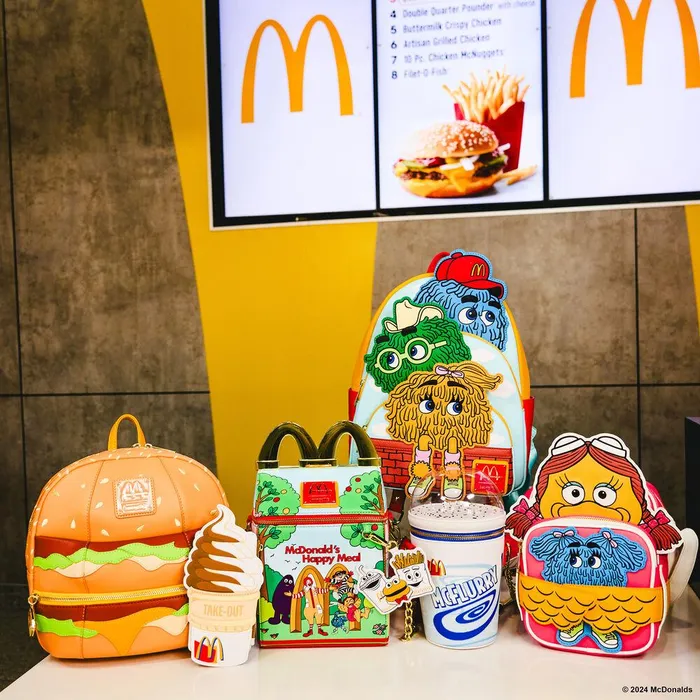 Loungefly Backpacks Unisex McDonald039s Big Mac Figural Mini Backpack Loungefly Backpacks Unisex McDonald039s Big Mac Figural Mini Backpack