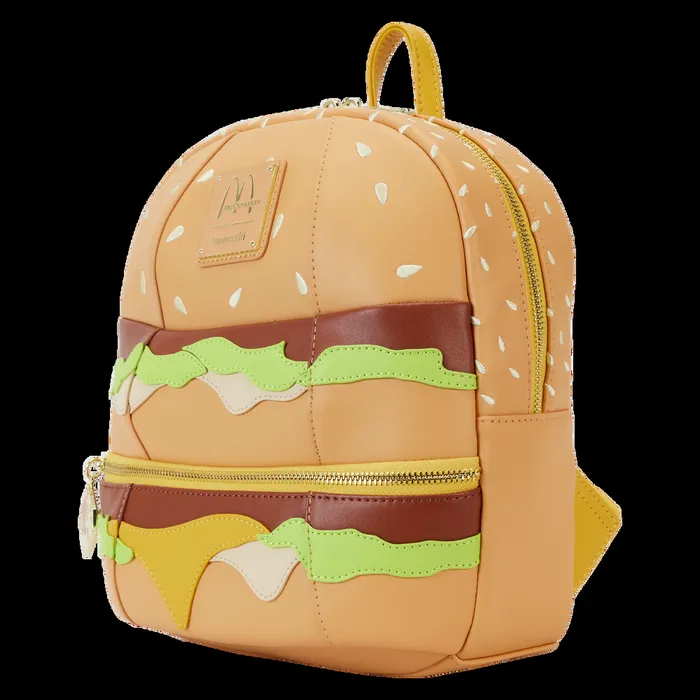 Loungefly Backpacks Unisex McDonald039s Big Mac Figural Mini Backpack Loungefly Backpacks Unisex McDonald039s Big Mac Figural Mini Backpack