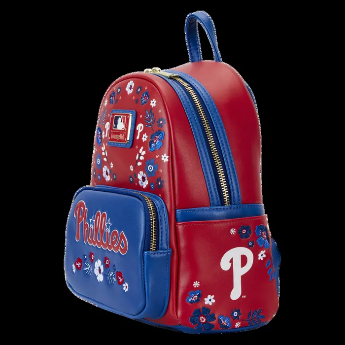 Loungefly Backpacks Unisex MLB Philadelphia Phillies Floral Mini Backpack Loungefly Backpacks Unisex MLB Philadelphia Phillies Floral Mini Backpack