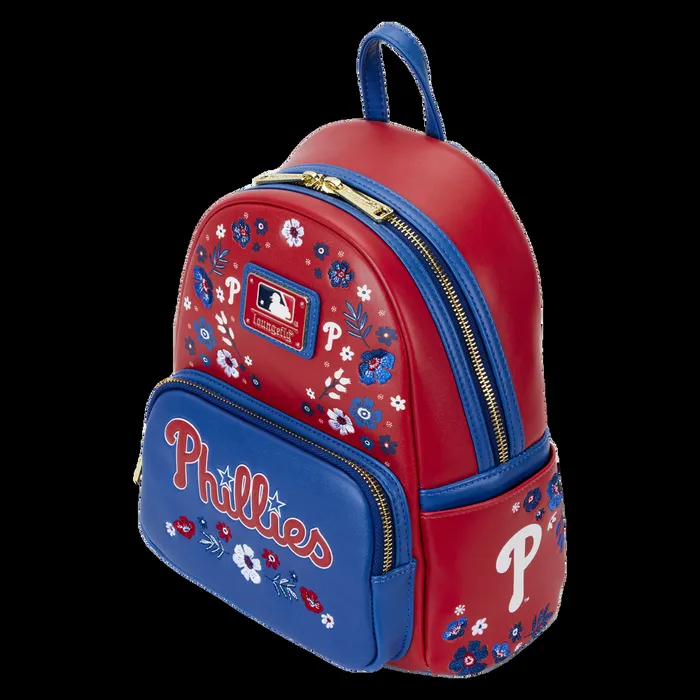 Loungefly Backpacks Unisex MLB Philadelphia Phillies Floral Mini Backpack Loungefly Backpacks Unisex MLB Philadelphia Phillies Floral Mini Backpack