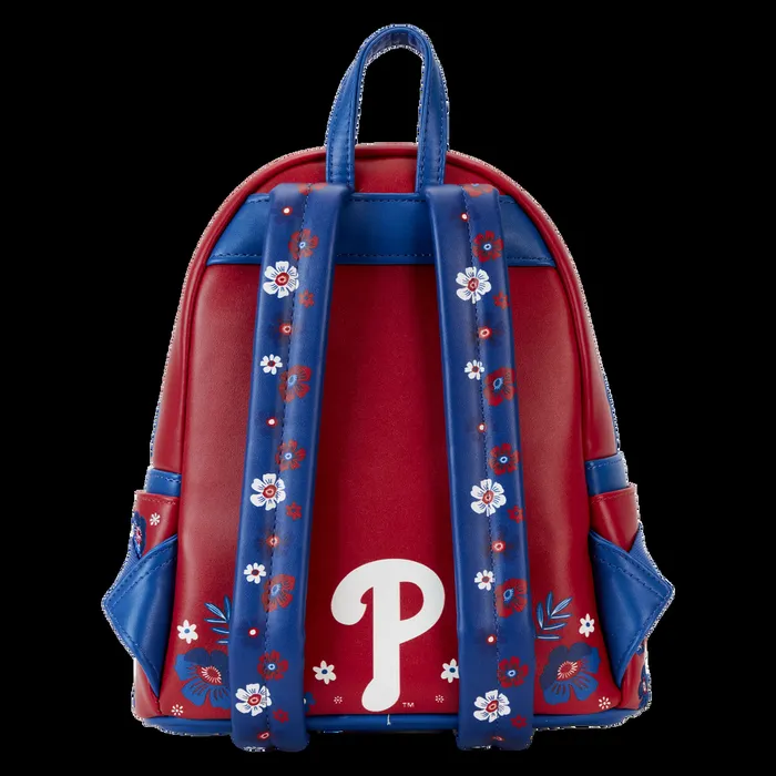 Loungefly Backpacks Unisex MLB Philadelphia Phillies Floral Mini Backpack Loungefly Backpacks Unisex MLB Philadelphia Phillies Floral Mini Backpack