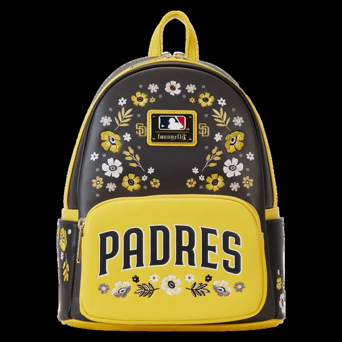 Loungefly Backpacks Unisex MLB San Diego Padres Floral Mini Backpack