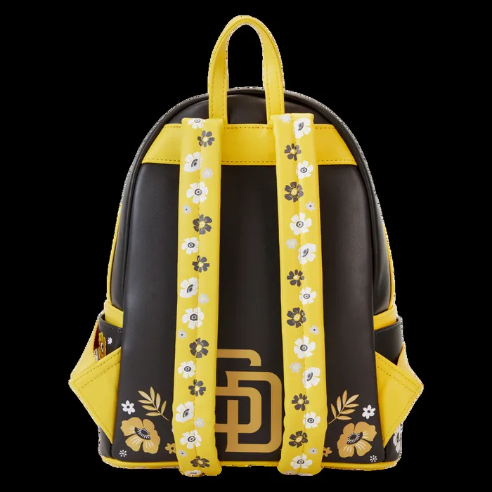 Loungefly Backpacks Unisex MLB San Diego Padres Floral Mini Backpack Loungefly Backpacks Unisex MLB San Diego Padres Floral Mini Backpack
