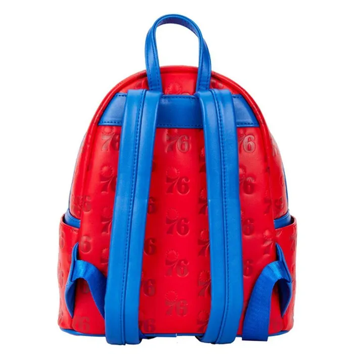 Loungefly Backpacks Unisex NBA Philadelphia 76ers Logo Mini Backpack