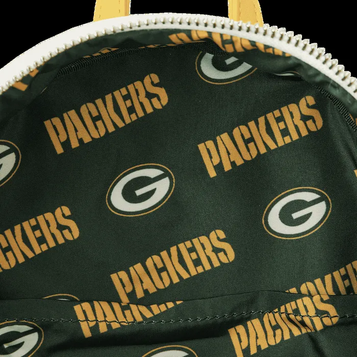 Loungefly Backpacks Unisex NFL Green Bay Packers Sequin Mini Backpack Loungefly Backpacks Unisex NFL Green Bay Packers Sequin Mini Backpack