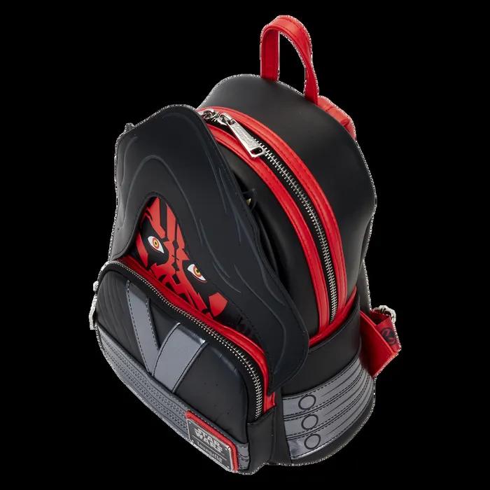 Loungefly Backpacks Unisex Star Wars The Phantom Menace 25th Anniversary Darth Maul Glow Cosplay Mini Backpack Loungefly Backpacks Unisex Star Wars The Phantom Menace 25th Anniversary Darth Maul Glow Cosplay Mini Backpack