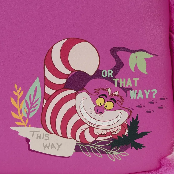 Loungefly Bags and Wallets Unisex Alice In Wonderland Exclusive Cheshire Cat Plush Light Up Mini Backpack Loungefly Bags and Wallets Unisex Alice In Wonderland Exclusive Cheshire Cat Plush Light Up Mini Backpack