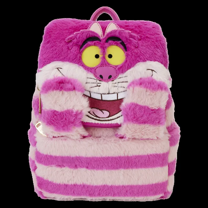 Loungefly Bags and Wallets Unisex Alice In Wonderland Exclusive Cheshire Cat Plush Light Up Mini Backpack Loungefly Bags and Wallets Unisex Alice In Wonderland Exclusive Cheshire Cat Plush Light Up Mini Backpack