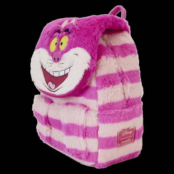 Loungefly Bags and Wallets Unisex Alice In Wonderland Exclusive Cheshire Cat Plush Light Up Mini Backpack Loungefly Bags and Wallets Unisex Alice In Wonderland Exclusive Cheshire Cat Plush Light Up Mini Backpack