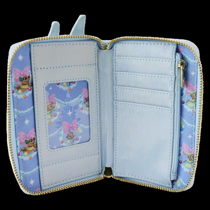 Loungefly Bags and Wallets Unisex Cinderella Exclusive Holiday Castle Zip Around Wallet Loungefly Bags and Wallets Unisex Cinderella Exclusive Holiday Castle Zip Around Wallet