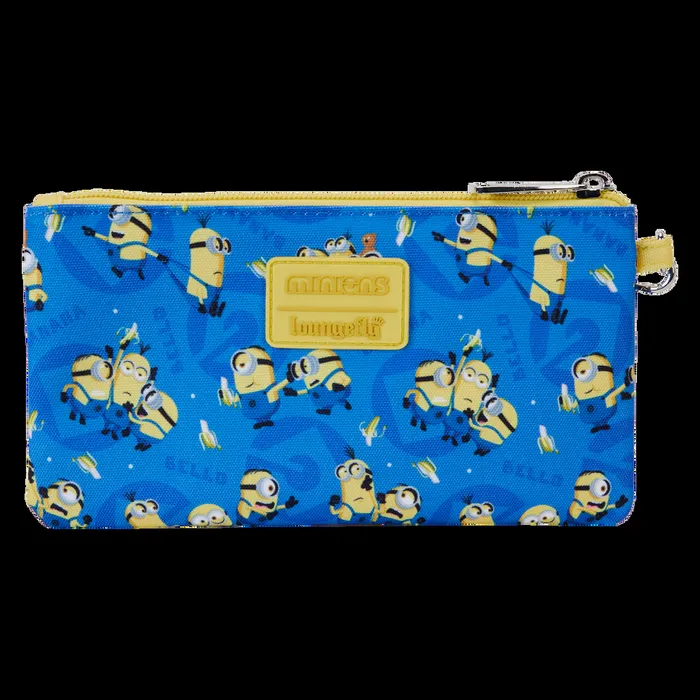 Loungefly Bags and Wallets Unisex Despicable Me Minions AllOver Print Nylon Zipper Pouch Wristlet Loungefly Bags and Wallets Unisex Despicable Me Minions AllOver Print Nylon Zipper Pouch Wristlet