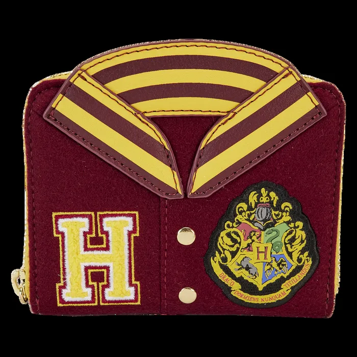 Loungefly Bags and Wallets Unisex Harry Potter Hogwarts Crest Varsity Jacket Zip Around Wallet Loungefly Bags and Wallets Unisex Harry Potter Hogwarts Crest Varsity Jacket Zip Around Wallet