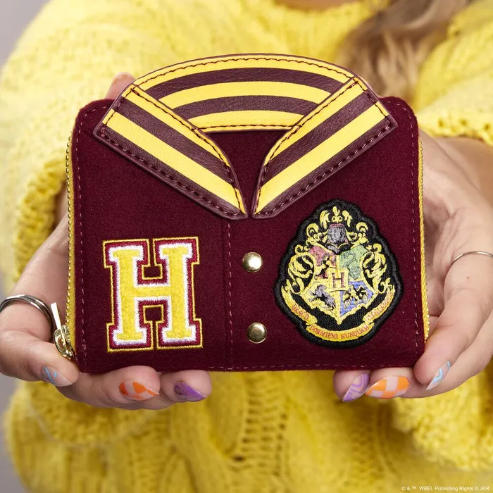 Loungefly Bags and Wallets Unisex Harry Potter Hogwarts Crest Varsity Jacket Zip Around Wallet Loungefly Bags and Wallets Unisex Harry Potter Hogwarts Crest Varsity Jacket Zip Around Wallet