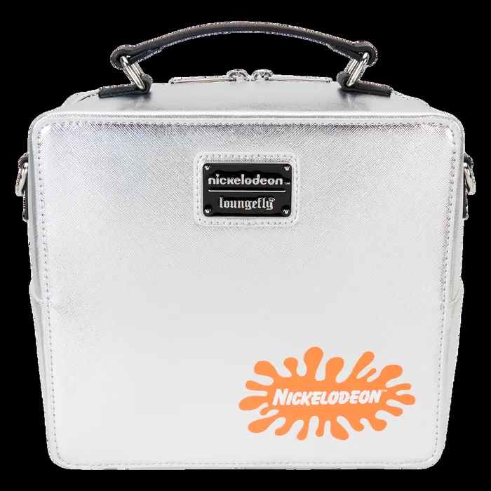 Loungefly Bags and Wallets Unisex Nickelodeon Retro TV Triple Lenticular Crossbody Bag With Coin Bag