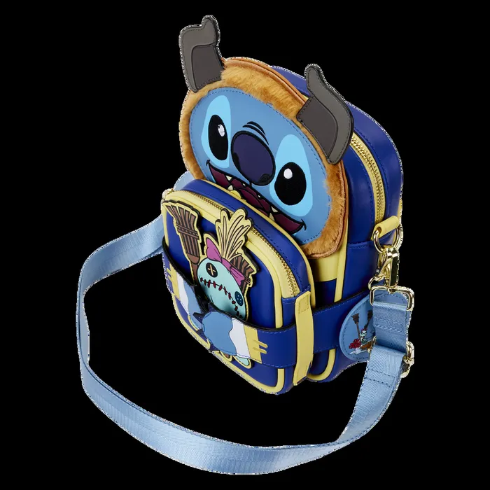 Loungefly Bags and Wallets Unisex Stitch In Beast Costume Exclusive Crossbuddies Cosplay Crossbody Bag With Coin Bag Loungefly Bags and Wallets Unisex Stitch In Beast Costume Exclusive Crossbuddies Cosplay Crossbody Bag With Coin Bag