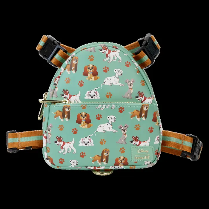 Loungefly Small Accessories Unisex I Heart Disney Dogs AllOver Print Mini Backpack Dog Harness Loungefly Small Accessories Unisex I Heart Disney Dogs AllOver Print Mini Backpack Dog Harness