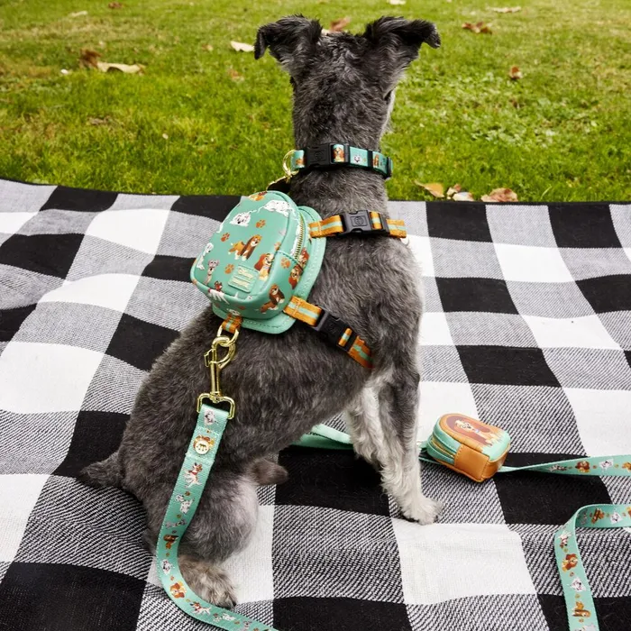 Loungefly Small Accessories Unisex I Heart Disney Dogs AllOver Print Mini Backpack Dog Harness Loungefly Small Accessories Unisex I Heart Disney Dogs AllOver Print Mini Backpack Dog Harness