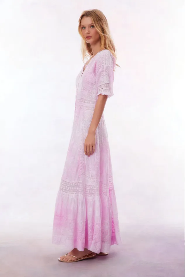 LoveShackFancy Minka Maxi Dress Peony Pink Women Dresses LoveShackFancy Minka Maxi Dress Peony Pink Women Dresses