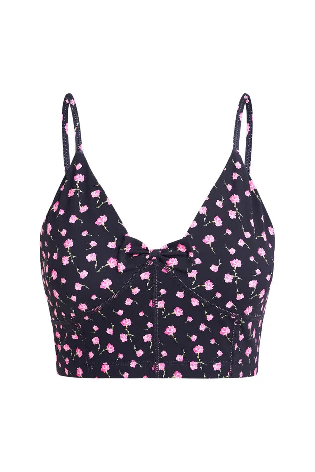 LoveShackFancy Ridgeson Active Bra Belle Reverie Ditsy Women Active