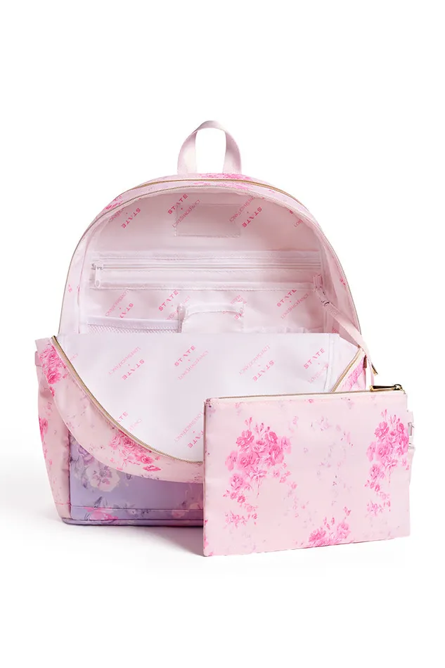 LoveShackFancy State Kane Double Pocket Happy Thoughts Women Bags and Travel