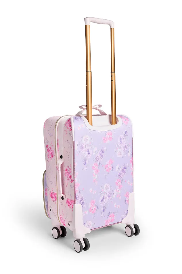 LoveShackFancy State Logan CarryOn Suitcase Happy Thoughts WomenKids Bags and Travel