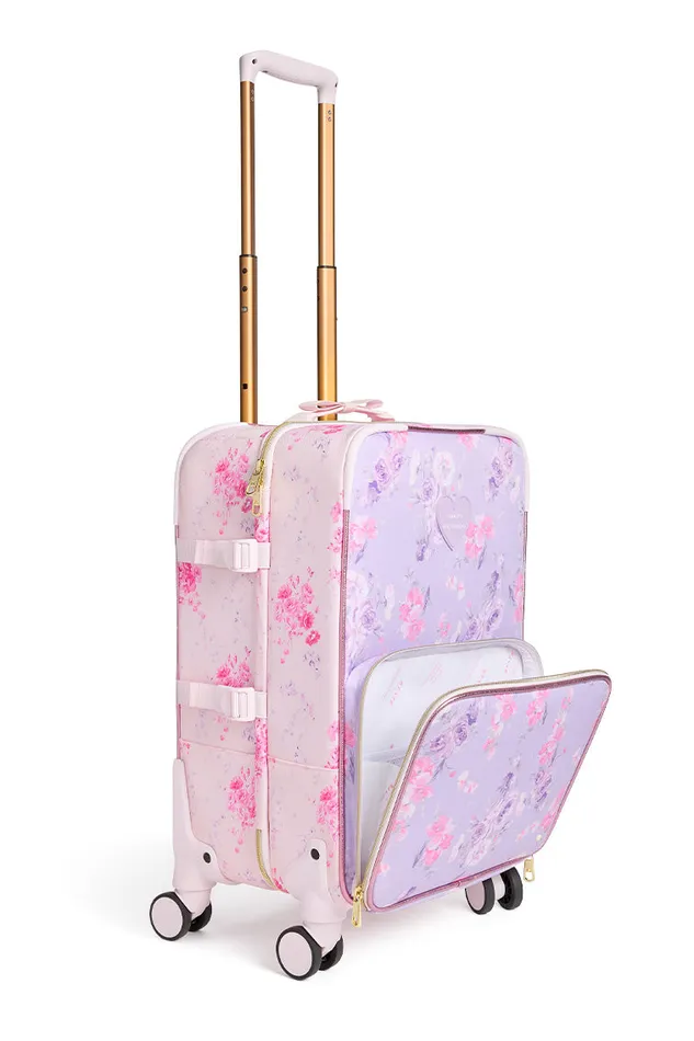 LoveShackFancy State Logan CarryOn Suitcase Happy Thoughts WomenKids Bags and Travel