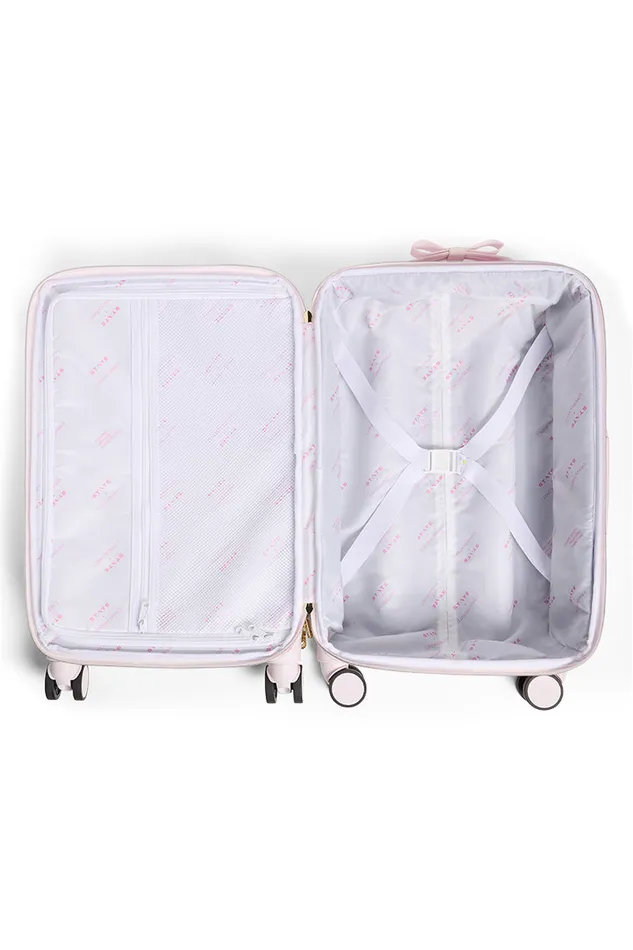 LoveShackFancy State Logan CarryOn Suitcase Happy Thoughts WomenKids Bags and Travel