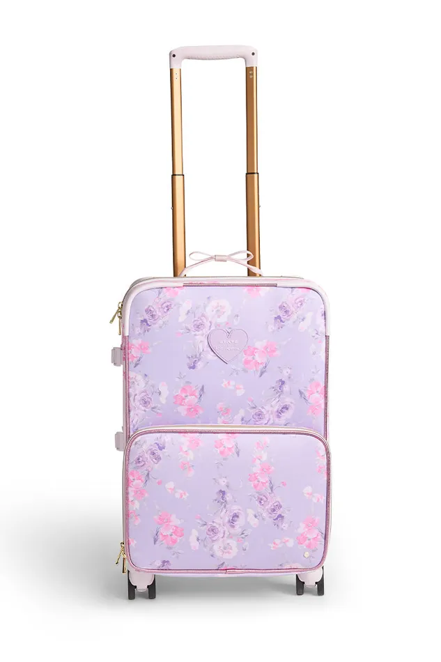 LoveShackFancy State Logan CarryOn Suitcase Happy Thoughts WomenKids Bags and Travel