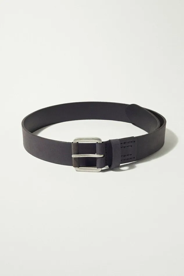 Lucky Brand Belts Leather Tab Belt Black 8211 Men