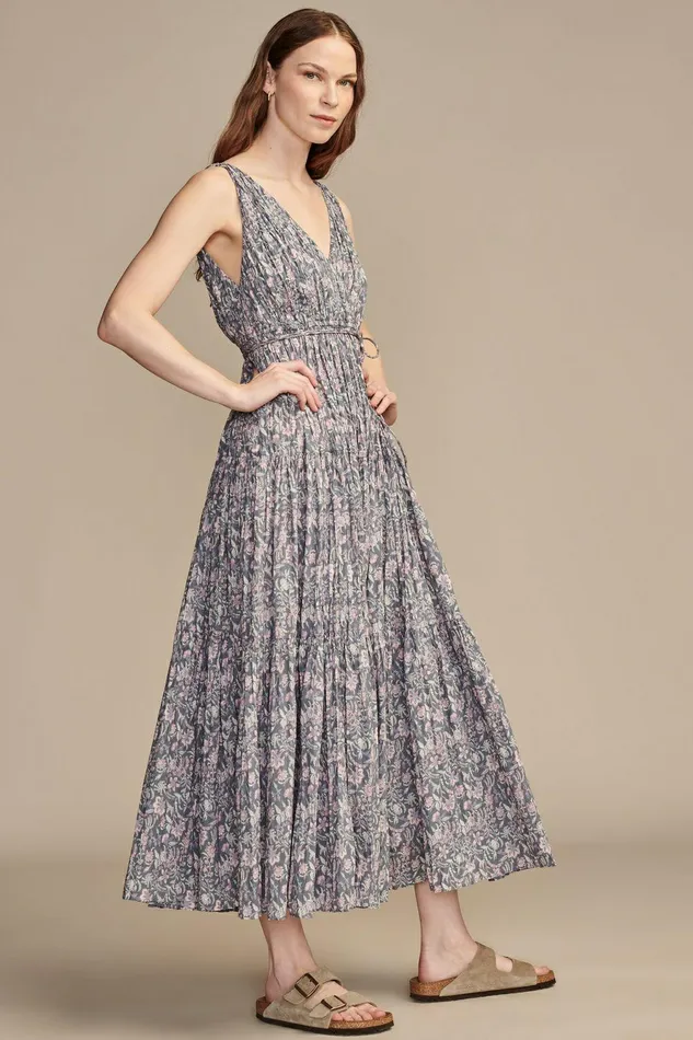 Lucky Brand Dresses Beachy Breazy Maxi Dress Blue Multi 8211 Women
