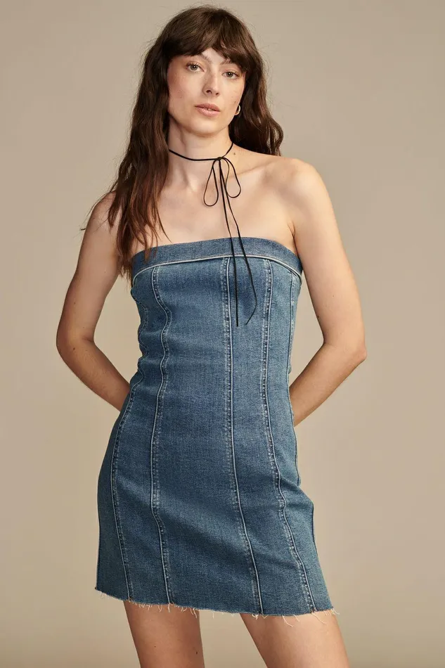 Lucky Brand Dresses Denim Corset Dress Kia 8211 Women