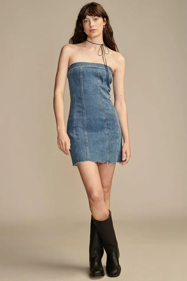 Lucky Brand Dresses Denim Corset Dress Kia 8211 Women