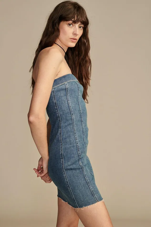 Lucky Brand Dresses Denim Corset Dress Kia 8211 Women
