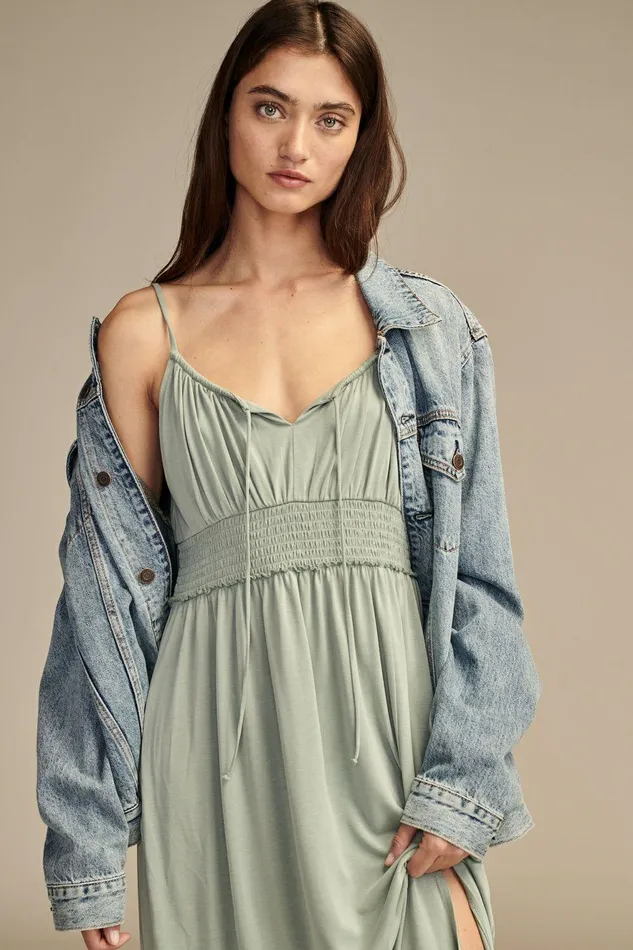 Lucky Brand Dresses Sandwash Dress Chinois Green 8211 Women