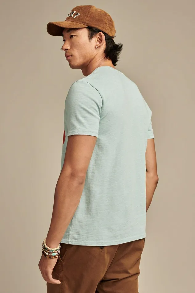 Lucky Brand Graphic Tees B52s Rock Lobster Starlight Blue 8211 Men