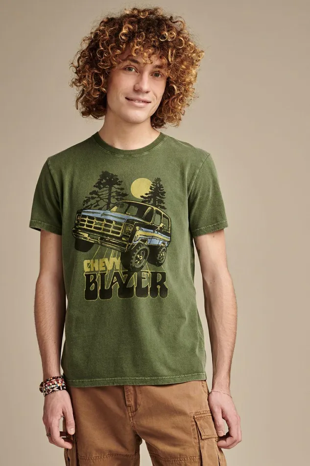 Lucky Brand Graphic Tees Chevy Blazer Black Forest 8211 Men