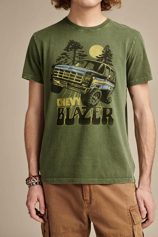 Lucky Brand Graphic Tees Chevy Blazer Black Forest 8211 Men