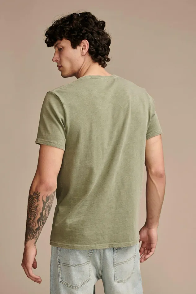 Lucky Brand Graphic Tees Grateful Dead Rose Oil Green 8211 Men