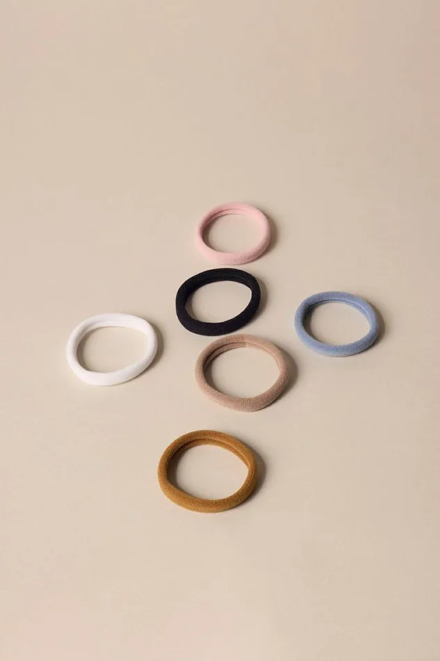 Lucky Brand Hair Accessories Soft Hair Tie Set Multi 8211 Women