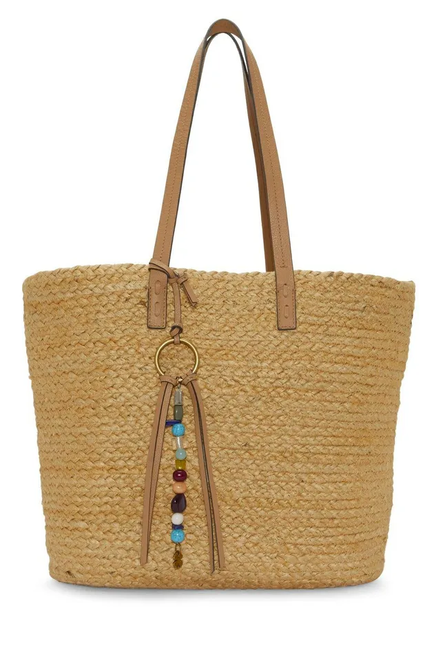 Lucky Brand Handbags Zati Tote Medium Light Beige 8211 Women