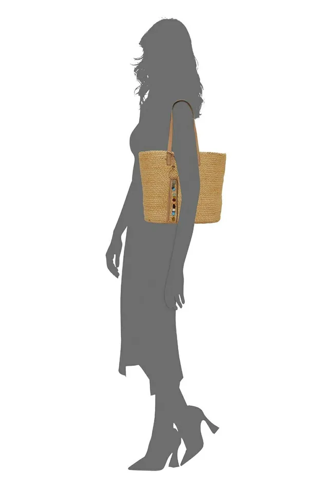 Lucky Brand Handbags Zati Tote Medium Light Beige 8211 Women