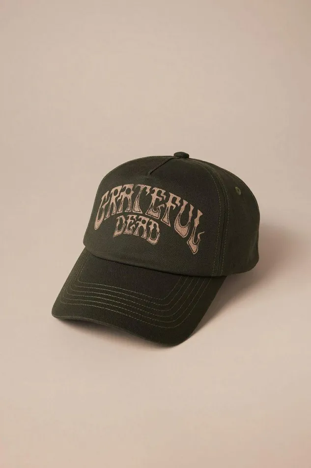 Lucky Brand Hats Grateful Dead Arch Logo Cilantro 8211 Women