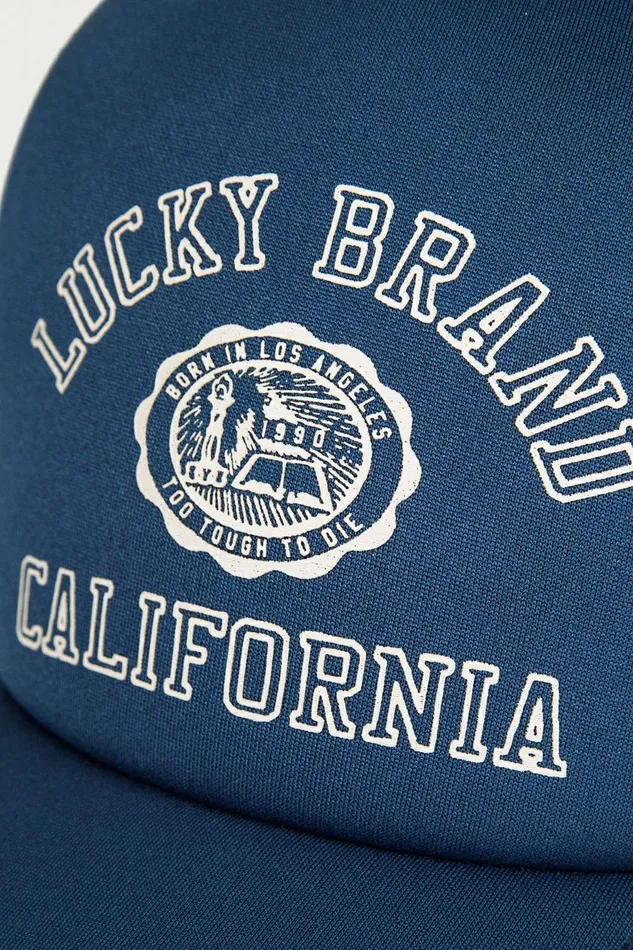 Lucky Brand Hats Lucky Collegiate Trucker Hat Rinse 8211 WomenMen
