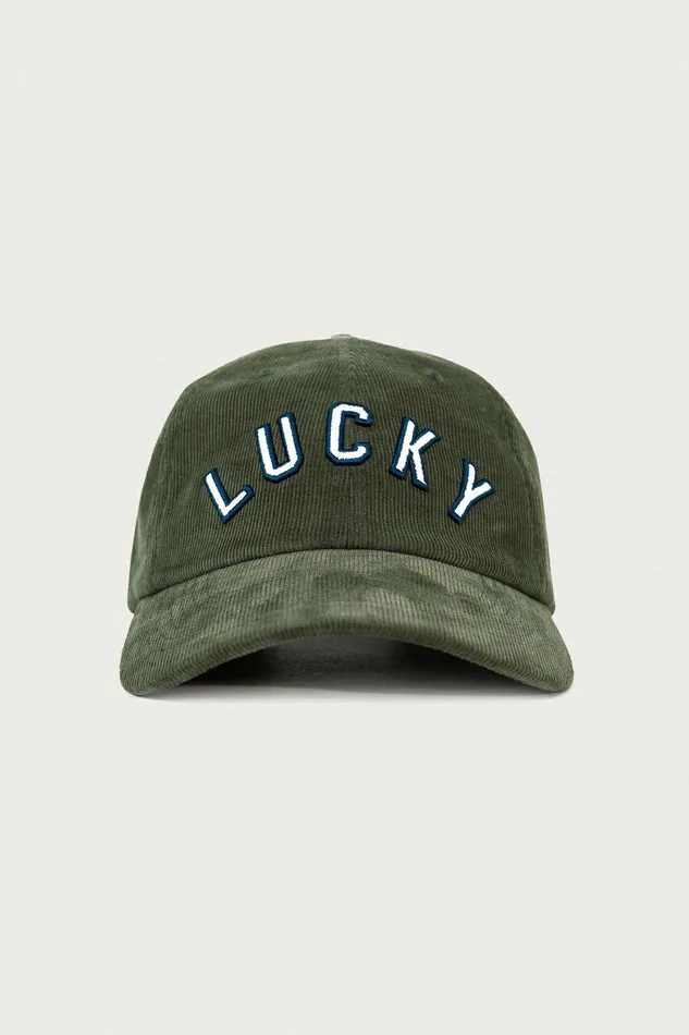 Lucky Brand Hats Lucky Corduroy Baseball Hat Olive Branch 8211 WomenMen