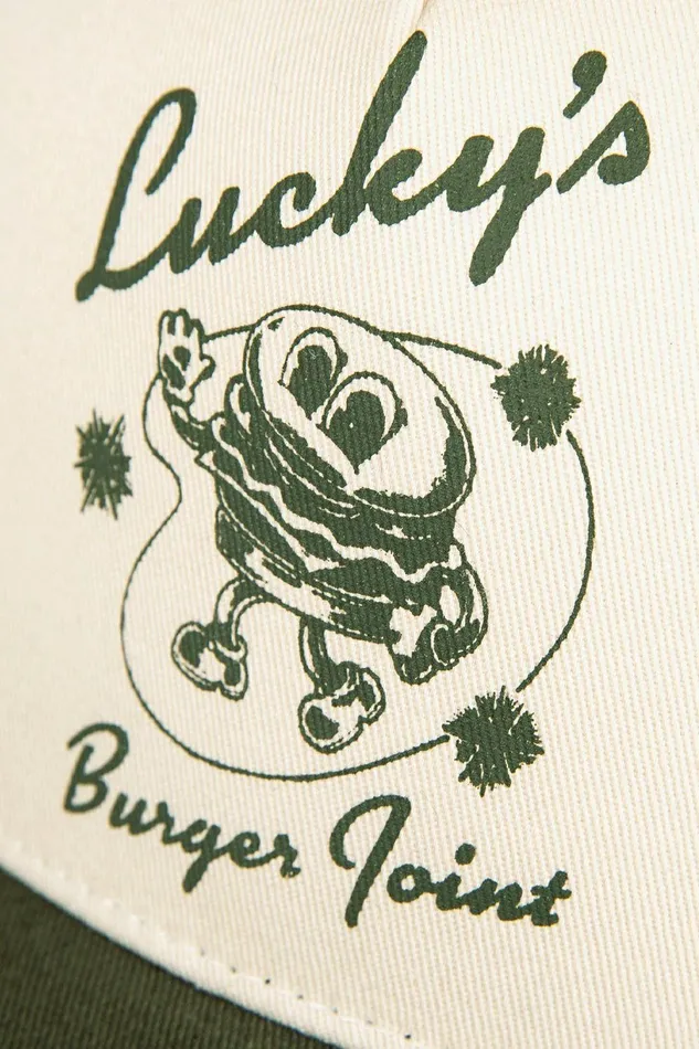 Lucky Brand Hats Luckys Burger Joint Trucker Light Green 8211 WomenMen