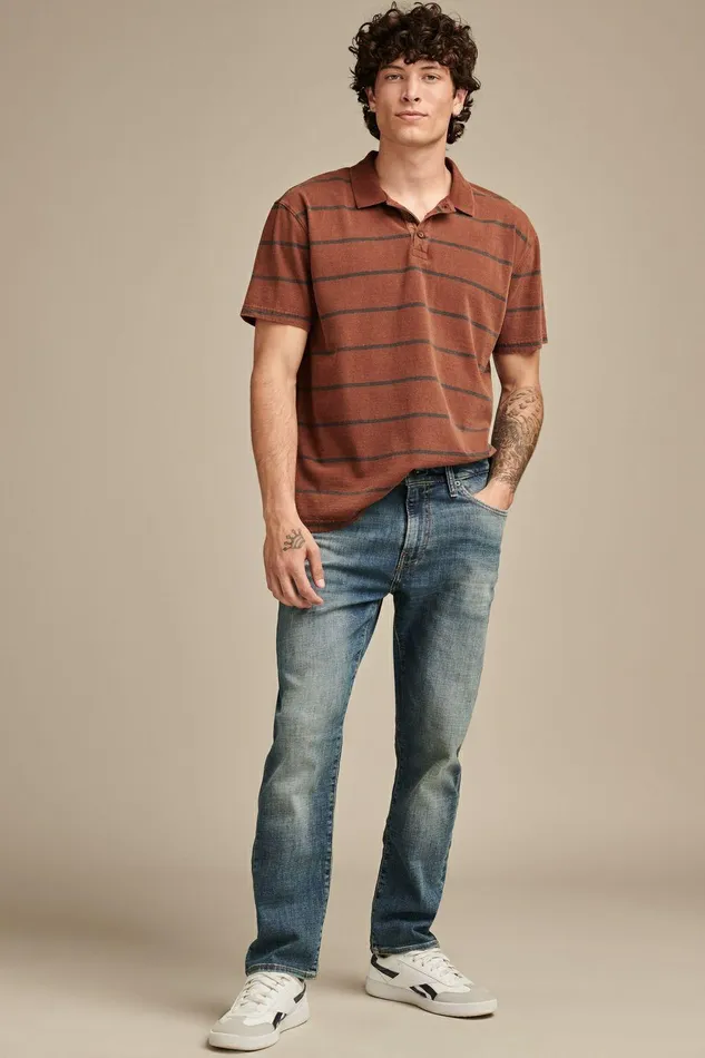 Lucky Brand Jeans 410 Athletic Straight Jean Meanders 8211 Men