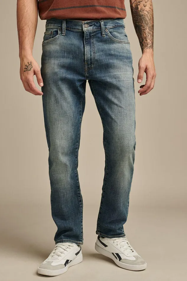 Lucky Brand Jeans 410 Athletic Straight Jean Meanders 8211 Men