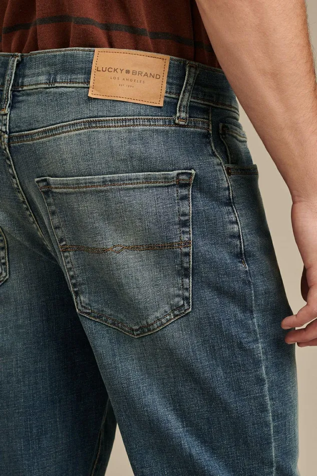 Lucky Brand Jeans 410 Athletic Straight Jean Meanders 8211 Men