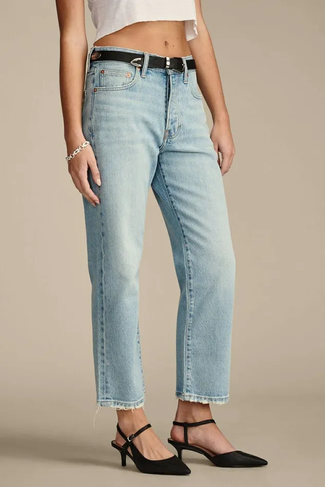 Lucky Brand Jeans 90s Loose Crop Sky High 8211 Women