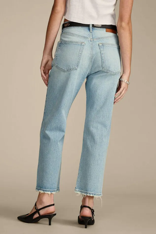 Lucky Brand Jeans 90s Loose Crop Sky High 8211 Women